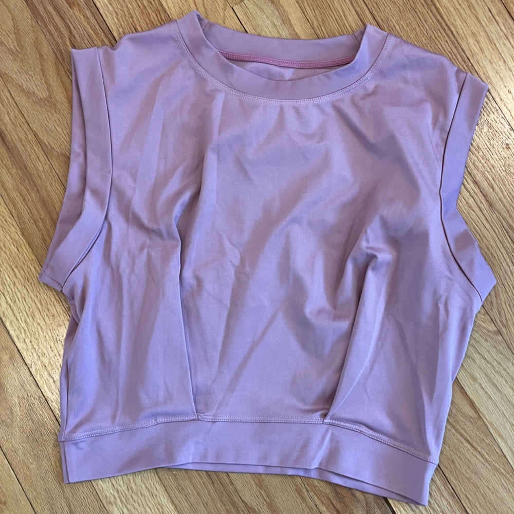 Mauve Short Sleeve Top